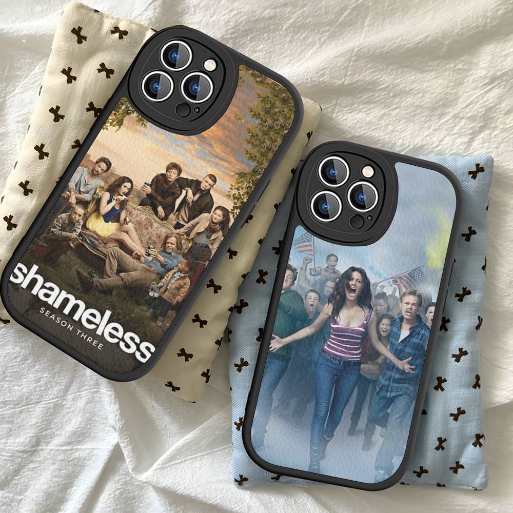 A Lively TV Series S-ShamelesS Leather Phone Case For IPhone 16 15 14 13 12 11 Pro Max Plus Shockproof Cover