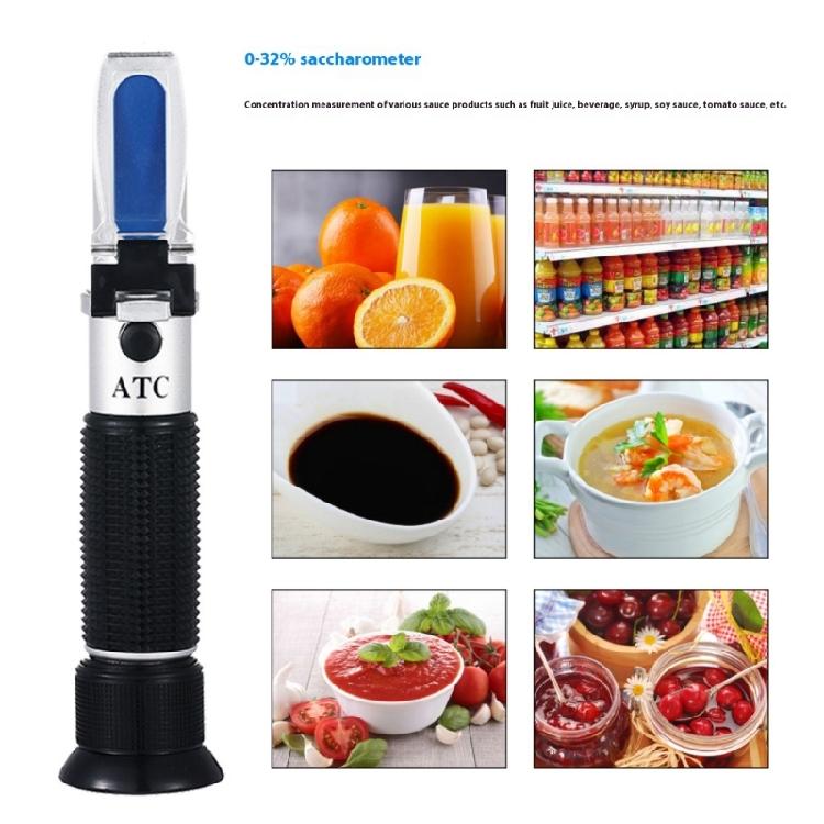 Refractometer Fit for Food Processing And Manufacturing Features Enhancing Optical Clear Temperature Compensated Design