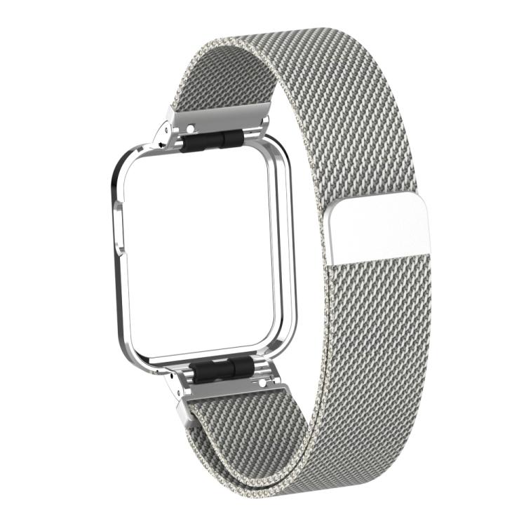 For Xiaomi Mi Watch Lite / Redmi Watch Milanese Magnetic Metal Watchband For Xiaomi Mi Watch Lite / Redmi Watch серебряный