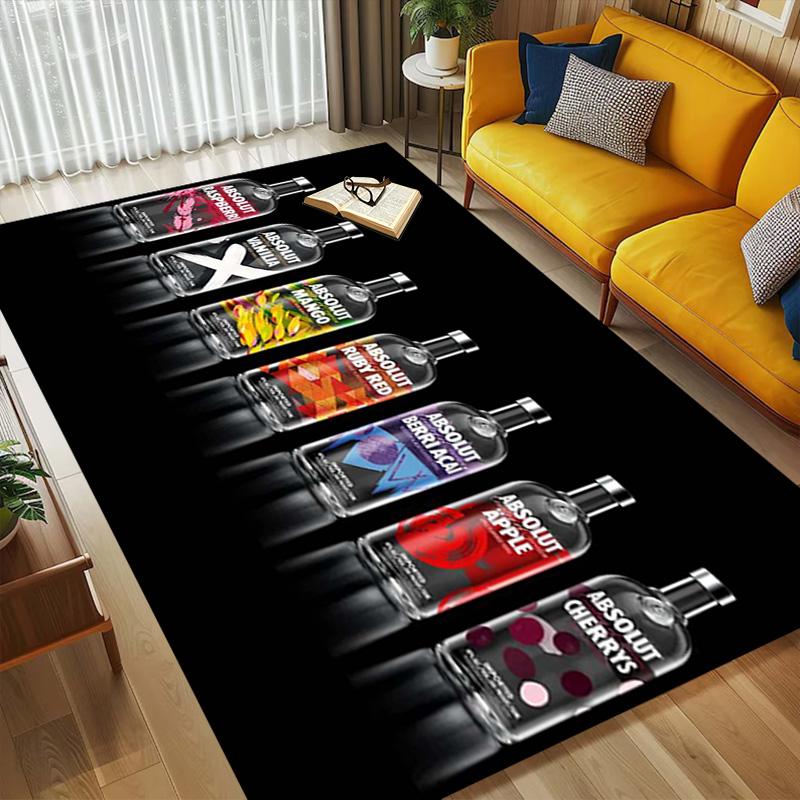 Absolut Flavors Living Room Nonslip Area Rug Soft Carpet For Bedroom Game Playroom Sofa Office Home Decor Doormat Christmas Gift C9261034