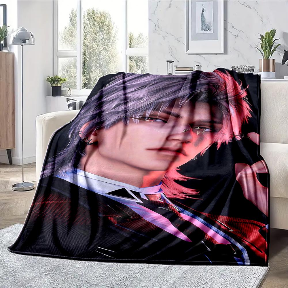 Love and Deepspace Theme Printed Blanket - Perfect for Couch, Bed, Travel & Outdoor Use | Machine Washable, Cozy & Durable.