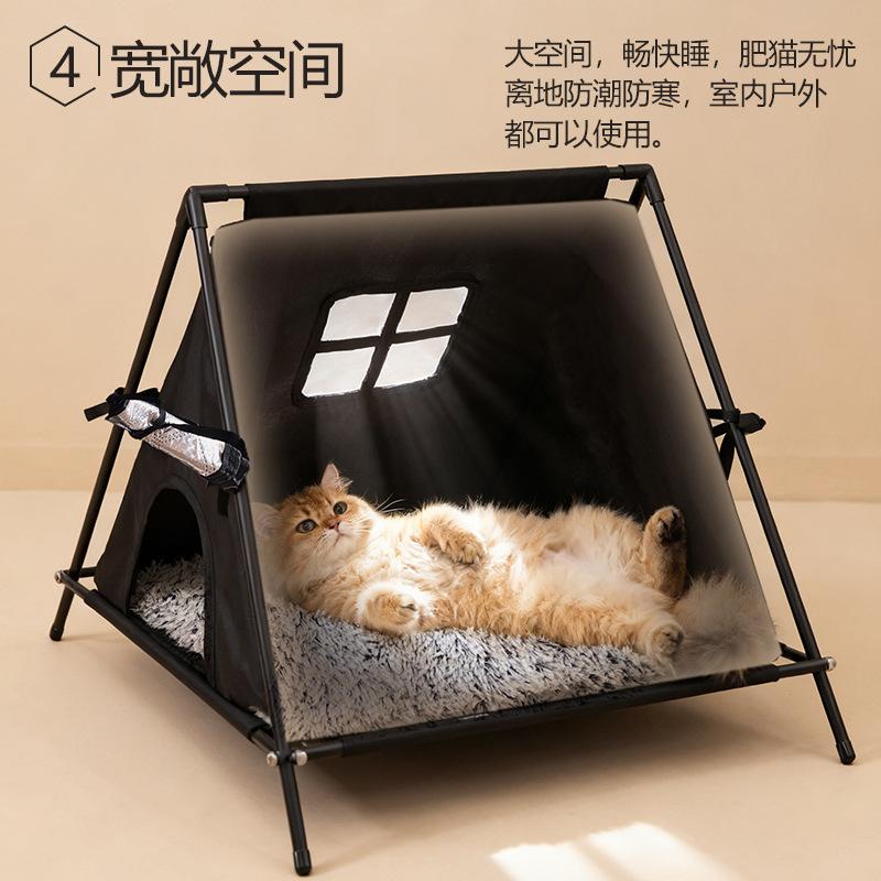 Cat litter winter warm stray outdoor four seasons universal cat litter sealed semi-closed pet supplies