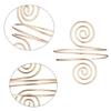 Baroque Arm Chain Delicate Coils Armlet Armband Open Bangle for Beach