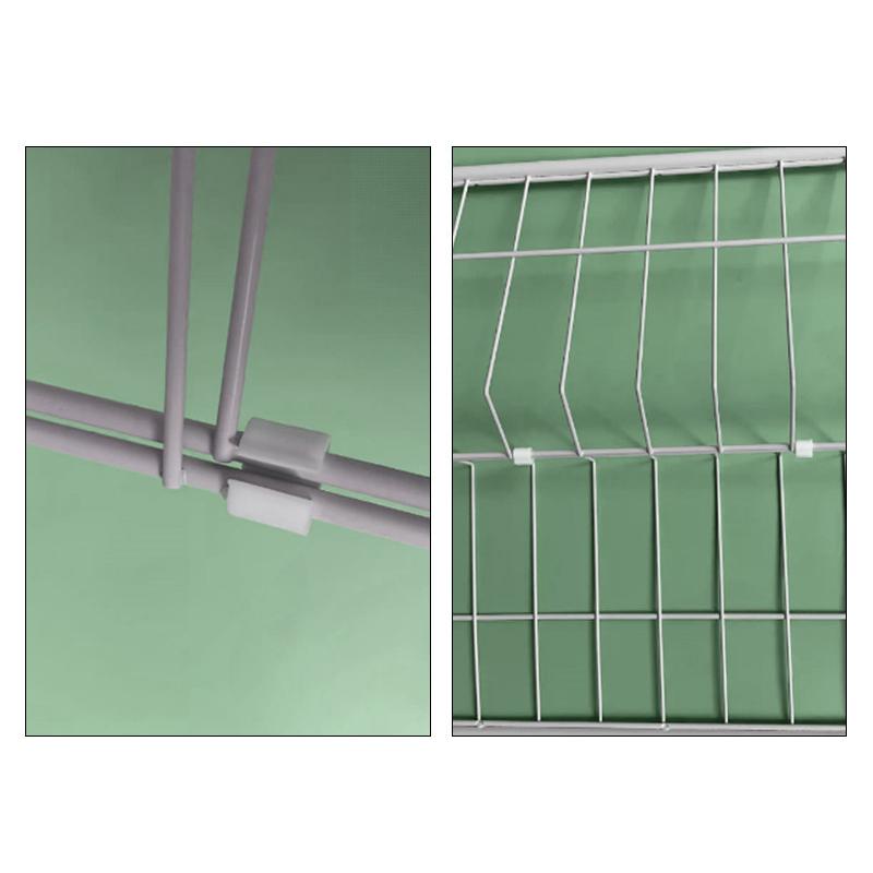 100 ks plastových Y-konektorů - Klipy na upevnění pletiva pro DIY projekty - Spojovací klipy pro klece pro domácí mazlíčky - Klipy na police