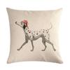 Lovely Pet Dog Linen Pillowcase Furniture Living Room Sofa Decoration Pillowcase Bedroom Car Seat Cushion Cover 45*45Cm