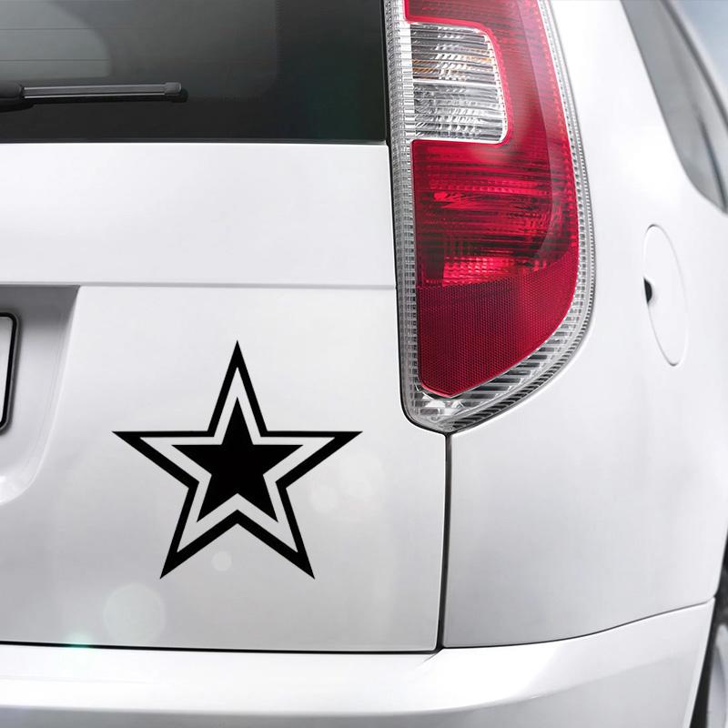 DS94#15x14cm Pentagram Vinyl Decal Durable, Weatherproof Decoration for Car Motorcycle, Easy To Paste