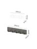 Kitchen Storage Rack Wall Mounted Non Perforated Household Kitchenware Storage Hook Multi Functional Hook Behind Bathroom Door