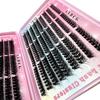 54Row 30D-100D 5D Fluffy Thick Lashes Clusters 9-16mmMix Wispy Individual Lashes Extensions Clusters DIY Makeup False Eyelashes