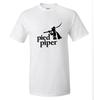 DJ Pied Piper Music Logo Men's White T-Shirt Cotton Shirt Nerd Shirt S - 5XL
