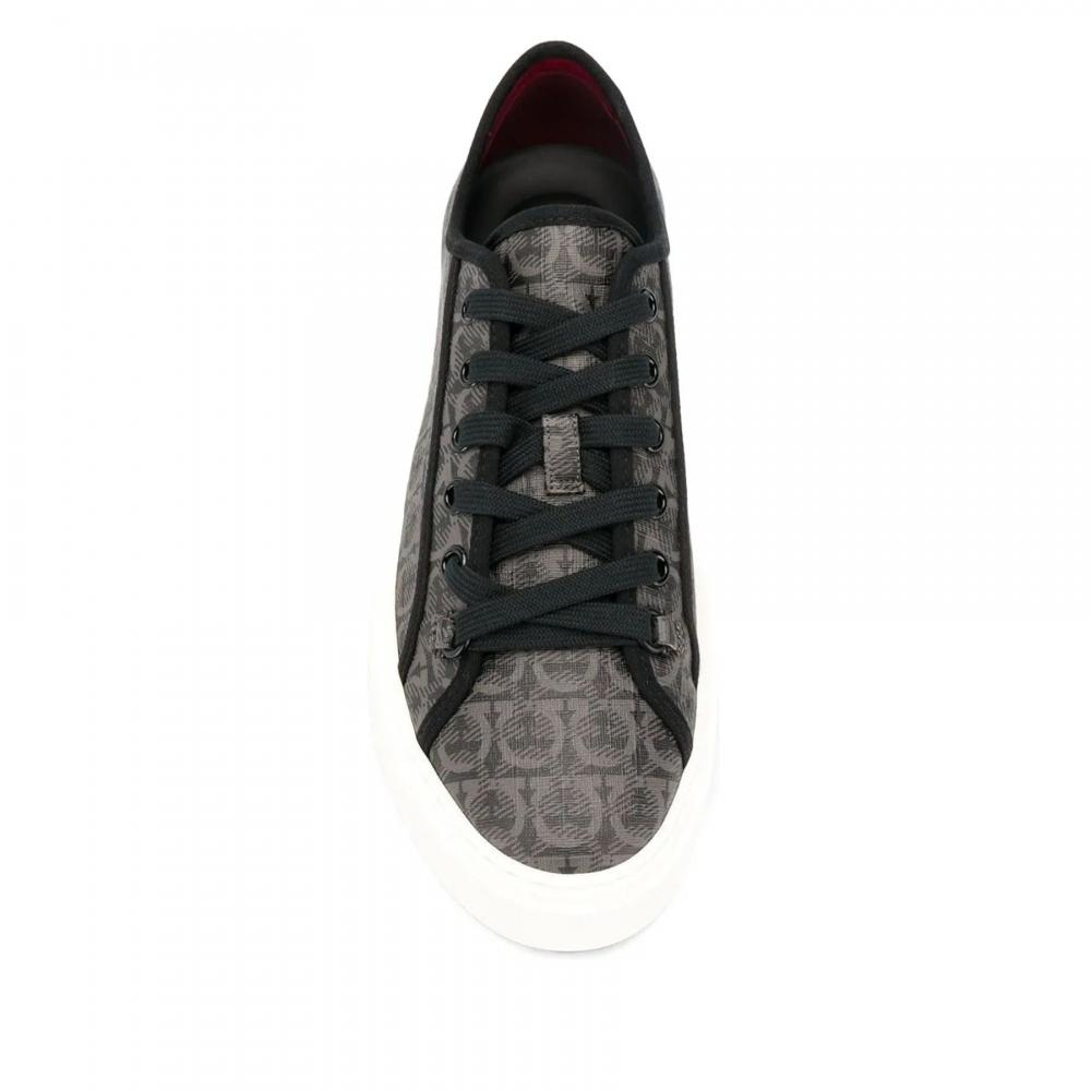 Salvatore Ferragamo Ferragamo Sneaker Gray Black