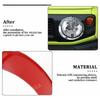 SHINEKA Auto Frontscheinwerfer Lampe Dekoration Abdeckung Aufkleber für Suzuki Jimny 2019 2020 2021 2022 2023 2024 Exterieur Zubehör