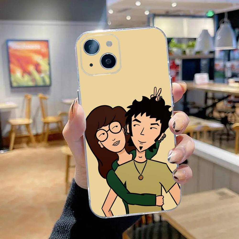 

D-Daria Phone Case For iPhone 16,15,14,13,12,11 Pro,Max,Plus,X,XS,XR,SE,Mini Transparent Silicone Soft iPhone16pro