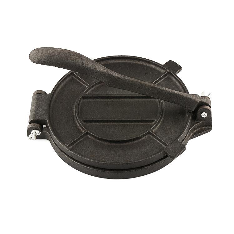 8 Inch Cast Iron Tortilla Press Pre-Seasoned Tortilla Maker For Corn Tortillas And Pancake Roti Mexican Tacos Maker Dough Press