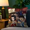 Comic Cartoon Kingdom K-Kingudamu 3 Pillow Case Natural Linen Pillow Case Double-Sided Decor Sofa Pillowcase Home Decor