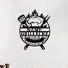Custom Metal BBQ Sign, Personalized Outdoor Grill Decor, Unique Kitchen Wall Art