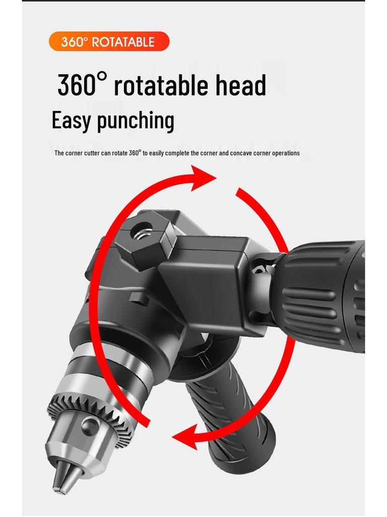 90-Degree Universal Right Angle Electric Screwdriver Drill Bit Adapter
