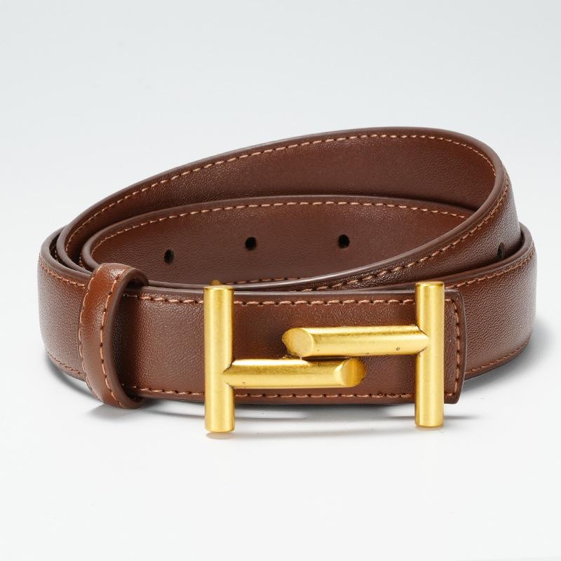 Damen Gürtel  Modisches Kleid  Dekorativer dünner Gürtel  Vielseitiger Rock im neuen Stil  Damen Gürtel mit glatter Schnalle  Damen