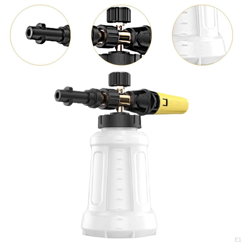 Foam Cannons Pressure Washer Connector Car Bottle Foaming Sprayer