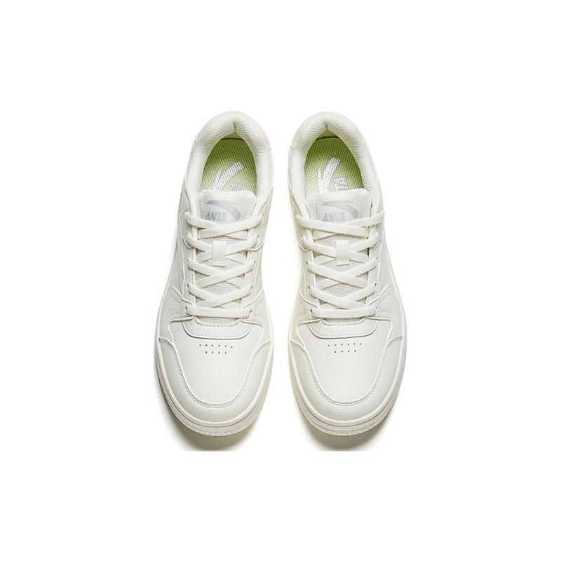 Anta Original Year Non slip Lightweight Low top Skateboard Shoes Women's White Sneakers 922518068F-8