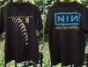 Nine Inch Nails 1994 Band 2-seitiges Basic Schwarz Unisex T-Shirt