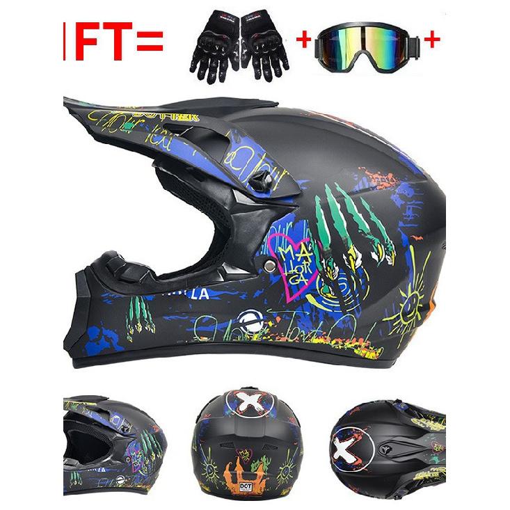 Exclusive Supply DOT Certified Motorcycle Off-Road Helmet Mountain Bike Speed-Reducing Riding Safety Helmet
