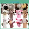Fun And Educational Finger Puppets With Adorable Wolf, Rabbit, Monkey, And Crocodile Designs