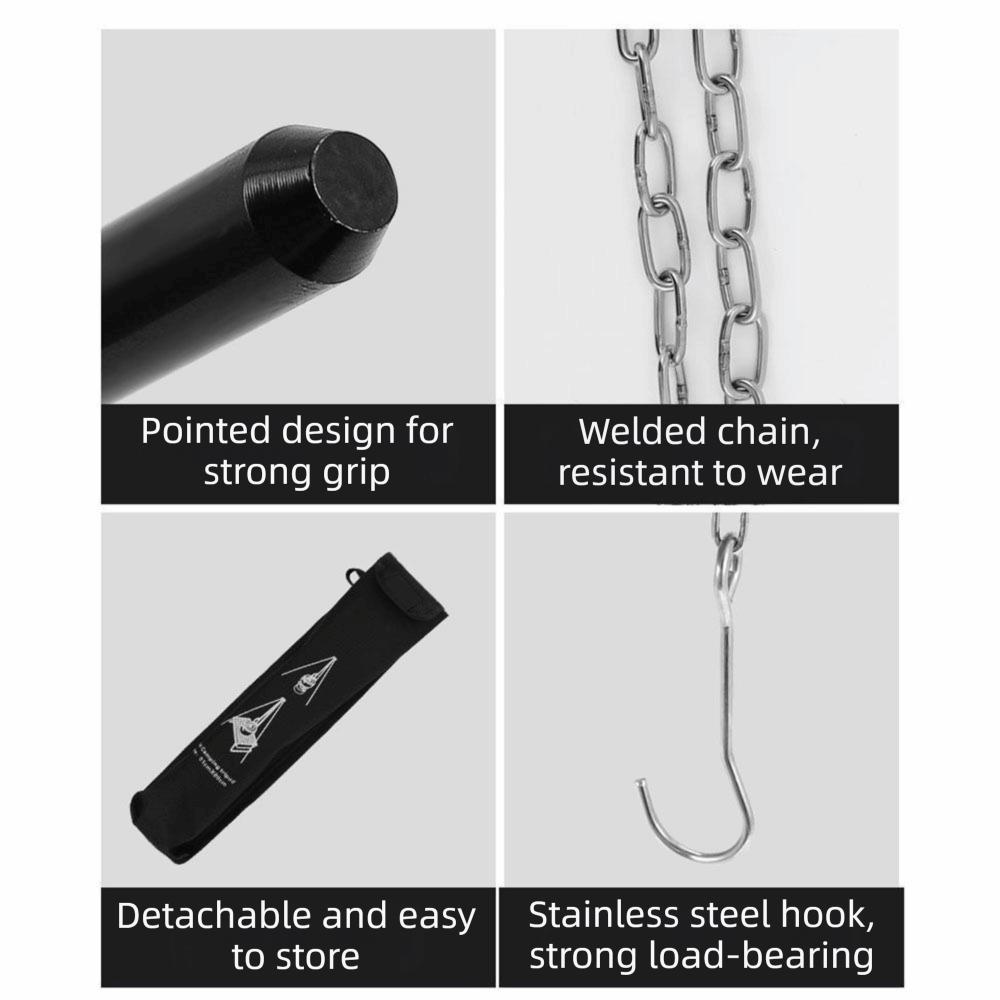 Portable Campfire Bracket Detachable Cooking Pot Tripod Aluminum Zinc Zinc Alloy Tripod Outdoor Camping