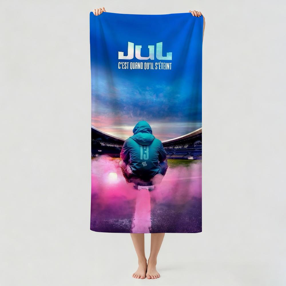 French singer Jul Towel Drying Bath Towel Applicable To Light Swimming Camping Yoga Beach Out