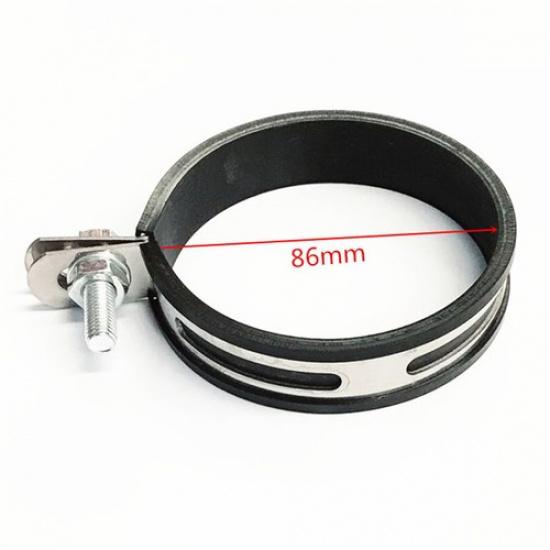 1PCS Motorcycle Stainless Steel Exhaust Muffler Pipe Hanger Mount Bracket 86mm