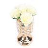 Rose Table Light 3 Light Colors Rechargeable Touch Control Stepless Dimming Artificial Flower Desk