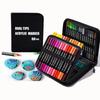 Double-Headed Acrylic Marker: Layered Doodle Pen Tip, Quick-Drying, Waterproof, Colored Marker.