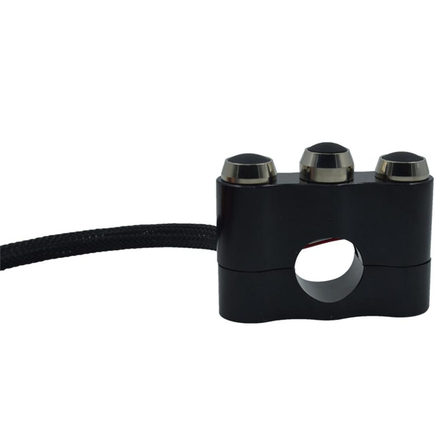 7/8" 22mm Motorcycle ATV Motorbike 3in1 Self-Return+Manual-Return Switch Button