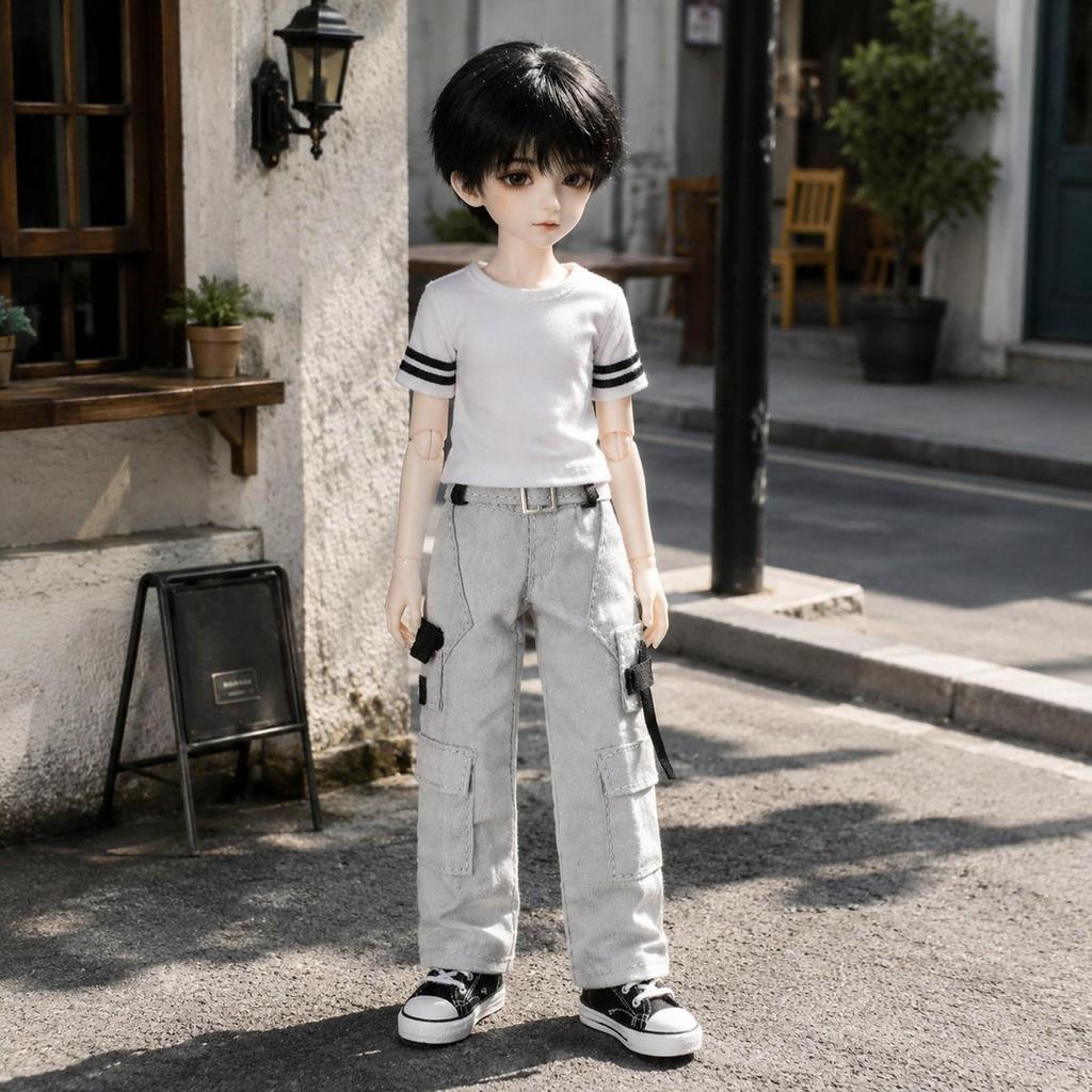 1/12 Mjd Doll Cargo Pants Action Figure Clothes Premium Accessories Fashion Photo Prop Durability