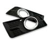 Pair Front Fog Light Cover Bezel Trim Chrome For 2010-2016 Cadillac SRX
