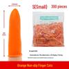 Orange Thickened Latex Finger Protectors - Disposable, Anti-Slip, Anti-Static, 500g for Beauty & Money Counting.