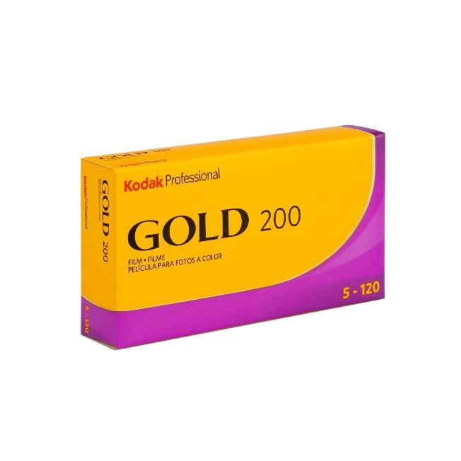 Kodak Color Negative Film GOLD 200 120 5 Pack 1075597