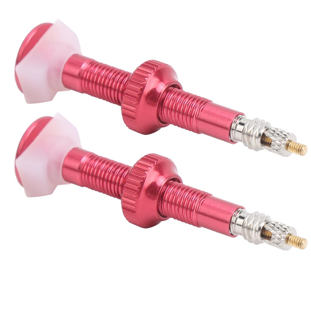 1Pair Mountain Bike Tubeless Air Valve Stem Alloy Presta Valve Extender Accessory