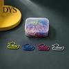 Decorative Animal Shaped Clips 20PCS Cute Paper Clips, Bone/Duck/Dog/Cat Shape, School Supplies for Notes Metal Fasteners Office And Colorful