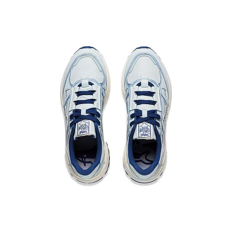 Li Ning Riding The Wind 2.0 Ocean Abrasion Resistant Breathable Low top Sports Casual Shoes Men's Blue AGCT463-1