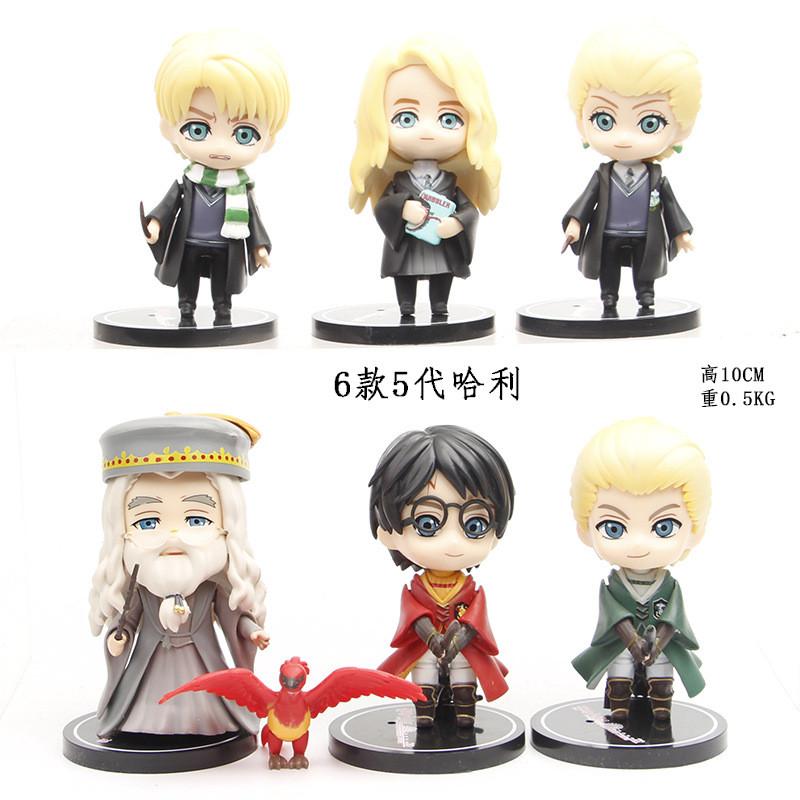 Магическая фигурка Гарри Поттера Дамблдора Детализированная ПВХ-модель с Фениксом для украшения автомобиля