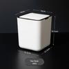 Mini Square Plastic Desktop Trash Can with Lid