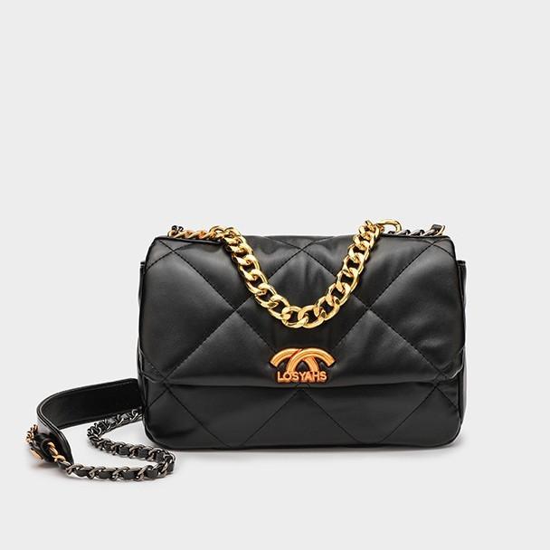 

Light luxury high-end textured bag, new women s bag fashion versatile single shoulder oblique чёрный