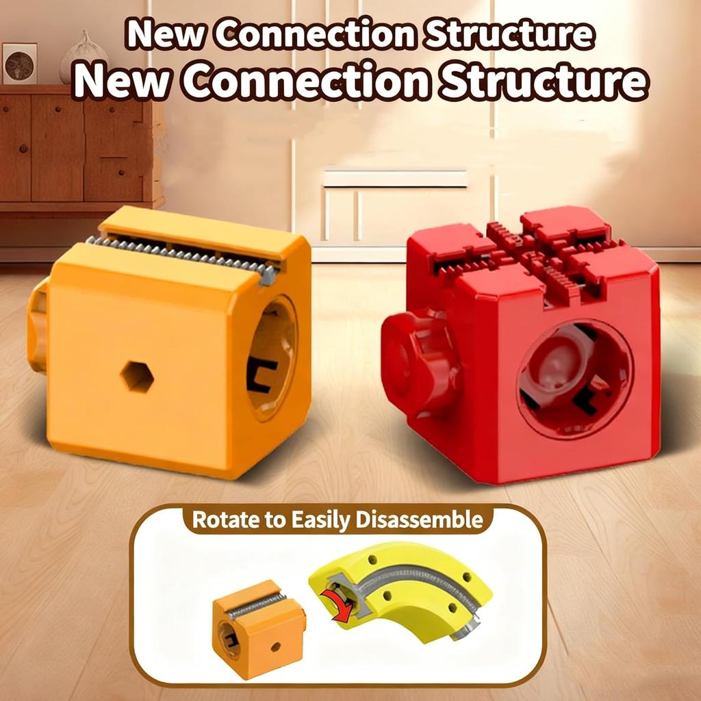 New Track Electric Train Set DIY STEM Building Blocks Cube Toy Flexible Anti Gravity Car Race Tracks Birthday Gift