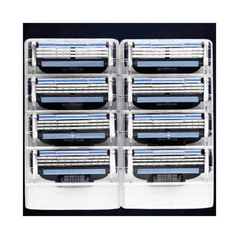 96PCS Mach 3 Razor Blades Refills, Compatible with Gillette Mach 3 Men's Razor Blades Replacement Cartridges