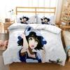 3D Print Anime Steins Gate Kurisu Makise Bedding Set Double Twin King Duvet Cover Comforter Pillowcase Boys Girls Adults Bedroom
