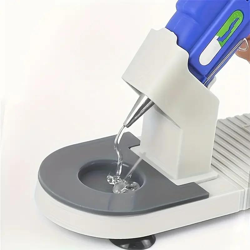 Hot Glue Gun Holder Plastic Hot Melt Glue Gun Base Stand Organizer Storage Rack Accessories Home DIY Repair Tools