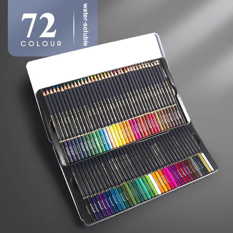 

24-180 цветов масляные цветные карандаши водорастворимые карандаши с деревянной ручкой набор для рисования и эскизов