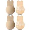 Reggiseni Push Up da Donna Silicone bio-pasta Reggiseno Adesivo Reggiseno Senza Spalline Copricapezzoli Riutilizzabile Pastiglie Adesive per Sollevamento del Seno Copricapezzoli a Forma di Coniglio