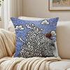 Famous Genius Graffiti Art Mr Doodle Cushion Cover Pillowcase Antidustmite Living Room Sofa Decor Cushion Room