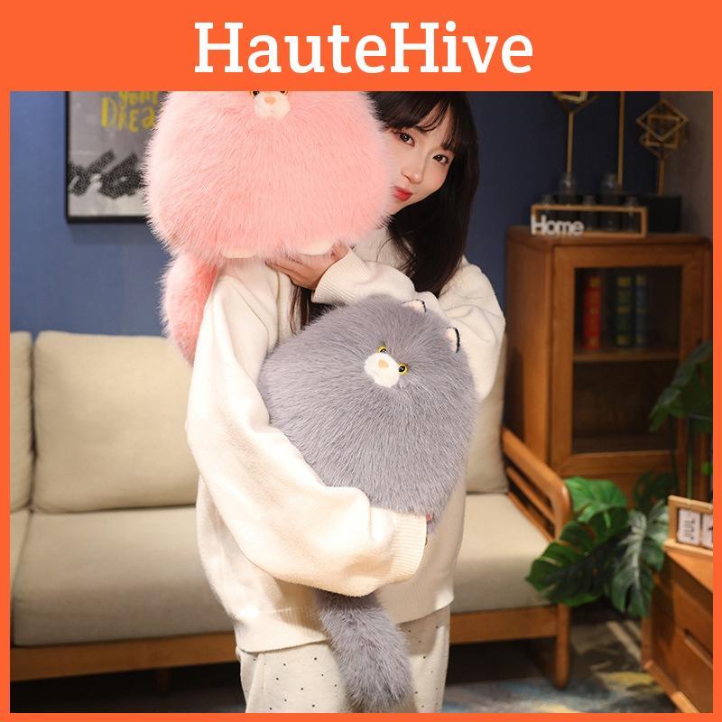 Cartoontoy Cat Plush White Soft Animal Doll Cloth Birthday Gift Decoration Home